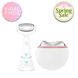 RIKI High Roller & Sculptress Bundle - Advanced LED & Microcurrent Roller and Sculpting Tool for skin rejuvenation