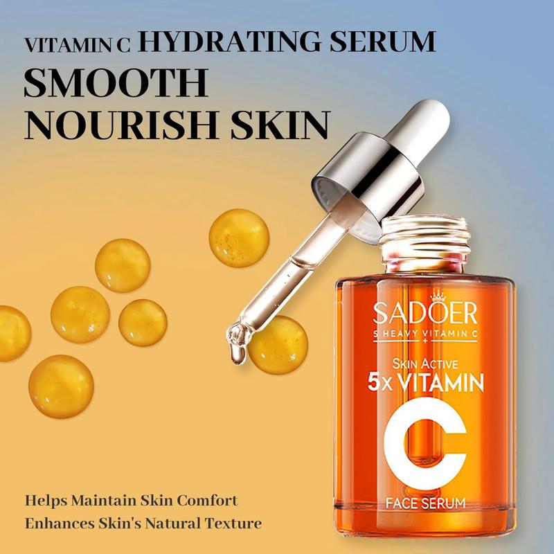 【BUY 2 GET 1 FREE】Vitamin C Face Serum 30MLHydrating Essence with Hyaluronic Acid & Centellafor Dull Skin Uneven Tone Fine Lines Pores Dry SkinMoisturizing Toner
