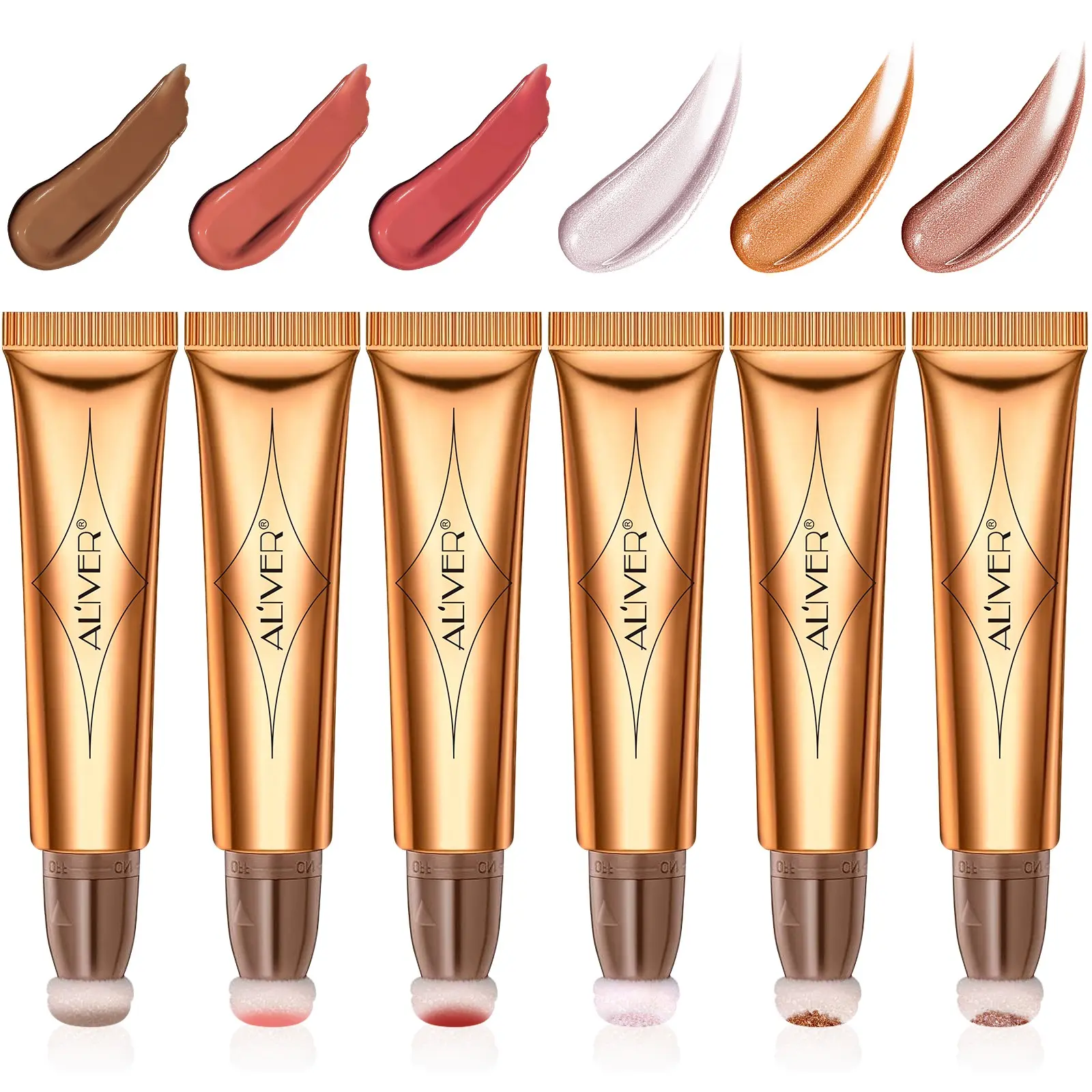 ALIVER Multi-Functional Color Correcting Concealer, Concealer, Blush, and Highlighter. Multiple options available. Multi-purpose makeup pen, makeup tool, perfect for beginners.