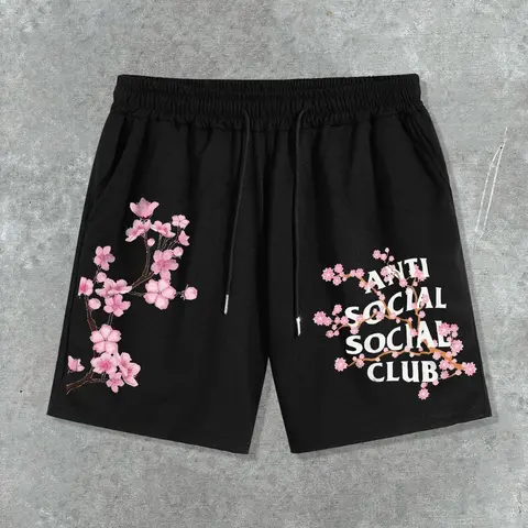 Men's Floral, Letter & Geometric Print Shorts, Regular Fit Casual Fashion Graphic Shorts for Summer, Menswear Men's Bottoms for Daily Wear, Summer Streetwear Shorts, Trendy Shorts, Street Style Shorts