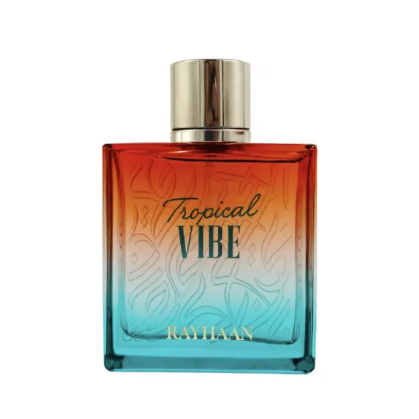 Rayhaan Tropical Vibe Citrus Unisex EDP, 3.4 fl oz, Paraben-Free, Infused with Tropical Fruit Notes, Citrus Unisex Fragrance