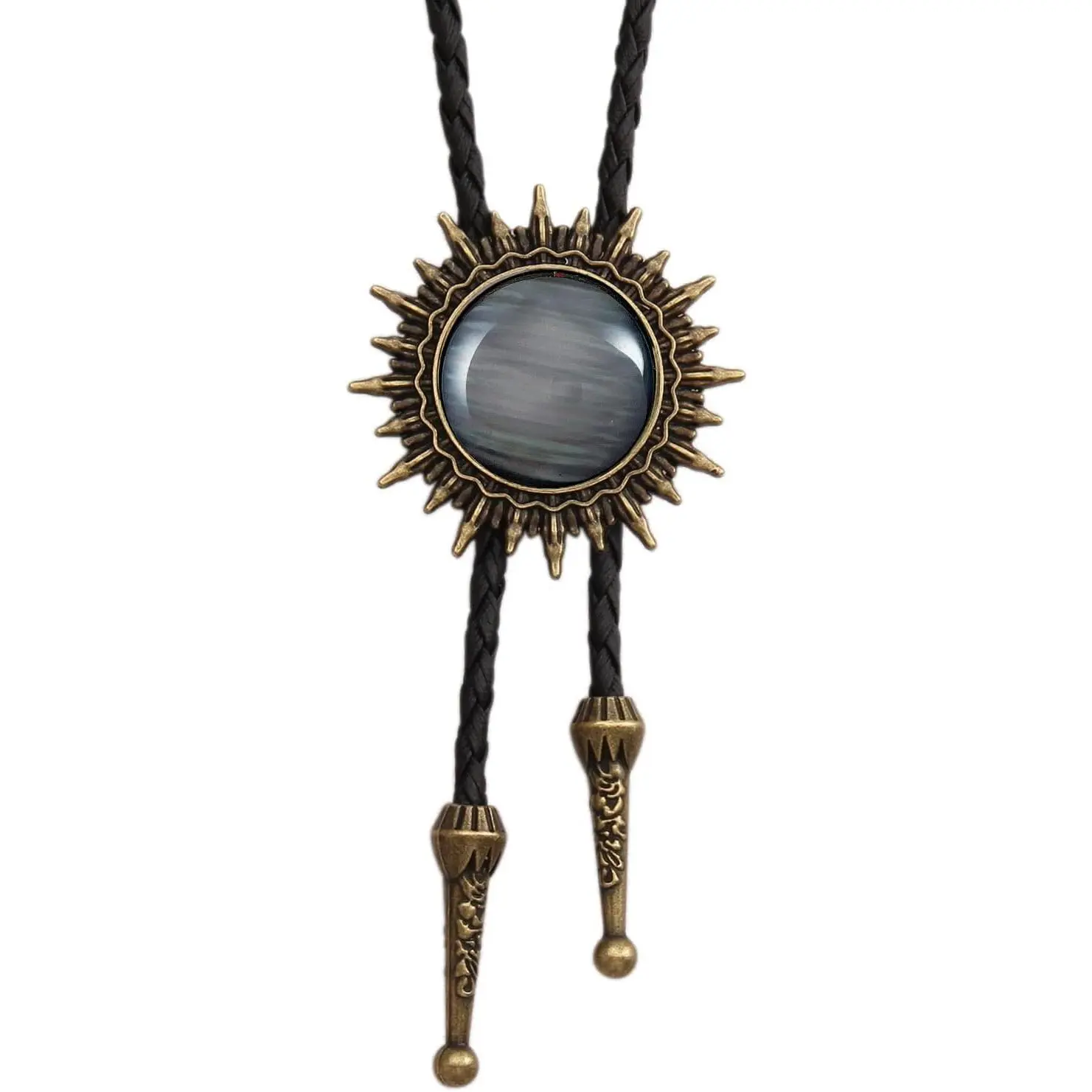 Bolo Tie for Men Southwestern Cowboy Bolo Ties Womens Rodeo Leather Necktie Vintage Bolo Tie