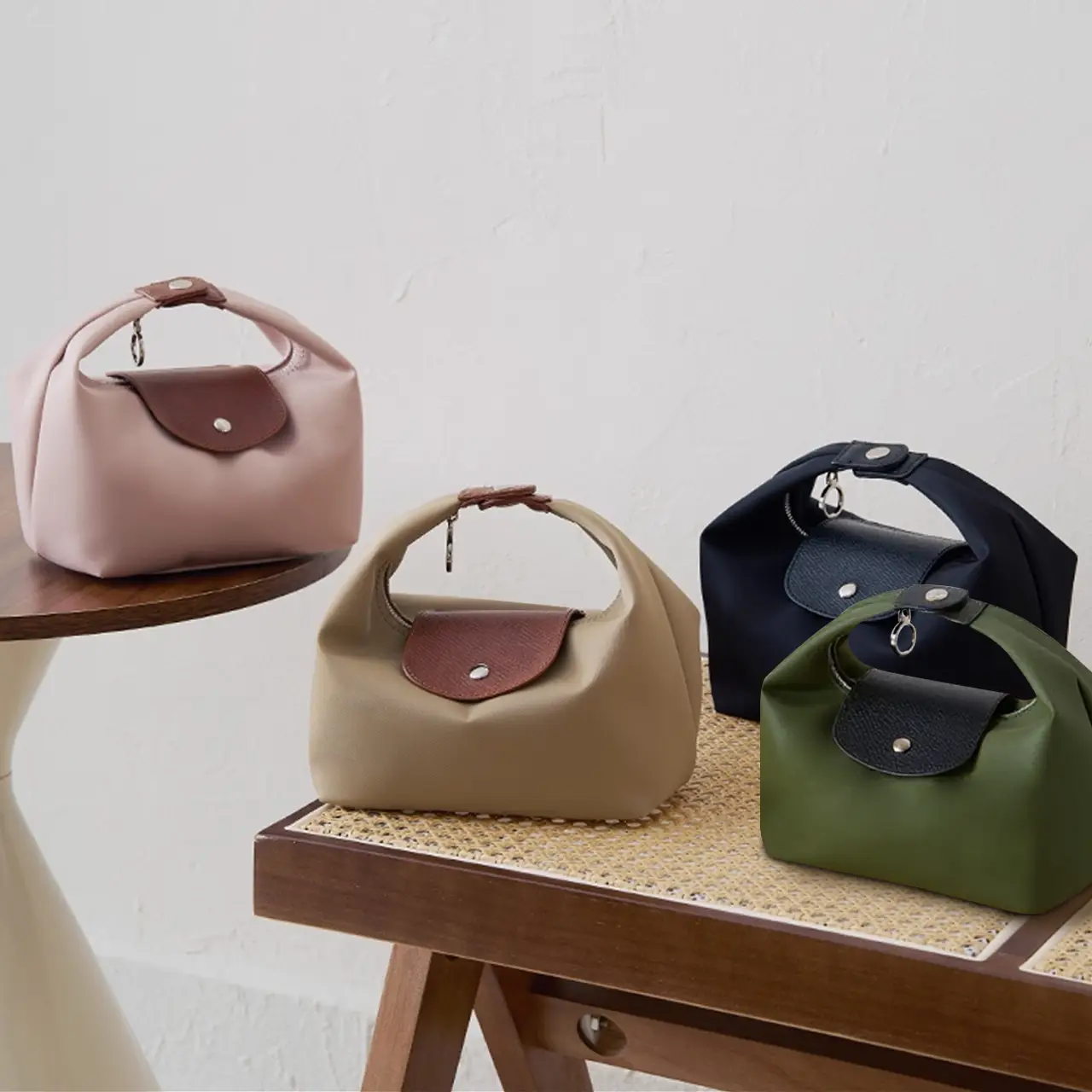 Lightweight Nylon Bag - Holds All Essentials 3 Carrying Styles in Multiple Colors for Versatile Use Durable Nylon Material Multiple Color Options