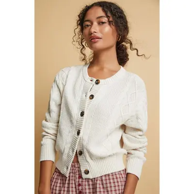 Elise Wool Cardigan Brandy Melville Mid Size TikTok Shop