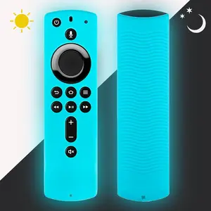 Remote Cover for 2nd Gen Fire Stick,  Case Compatible with Fire TV Stick 4K, Glow in The Dark, Blue
