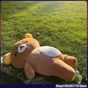 35-70cm Kawaii Cute Bear Rilakkumas Plush Toy Doll Sleeping Hug Pillow Sofa Cushion Room Decoration Festival Surprise Gift