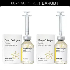 Buy 1 get 1 free, 2 bottles Deep Collagen Peptide Ampoule 40ml Anti Aging Concentrate for Skin Care Face-Lift at Homeserum with Peptides & Silk Lifting Peptide Formula and Syringe Desig (1.35 fl.oz/bottle)