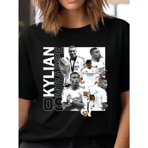 Kylian Mbappe T-Shirt Design _ Football Graphic T-Shirt