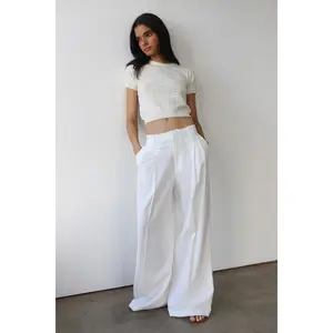 Nerissa Pointelle Tee - Creme