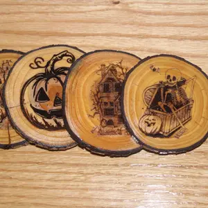 Custom Engraved Coasters for Kitchen Tableware, parties, events, promote your business, and many other uses.