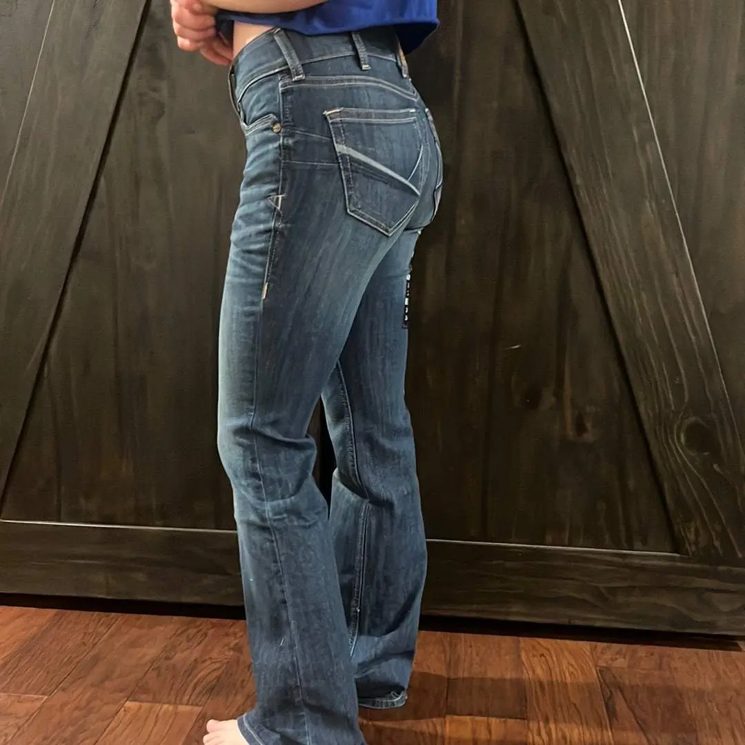 The Ariat Perfect Rise Leila Boot Cut Jean Pocket Womenswear