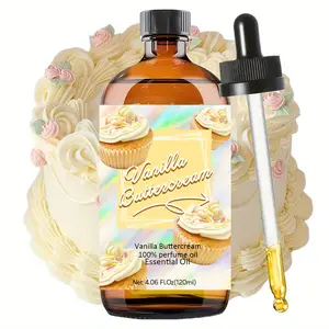 120 ml Vanilla Cream Scented Luxury Aromatherapy Oil, Long-Lasting Fragrance for Home Use, Nail, Hair & Skin Care, Massage Diffuser Humidifier Oil