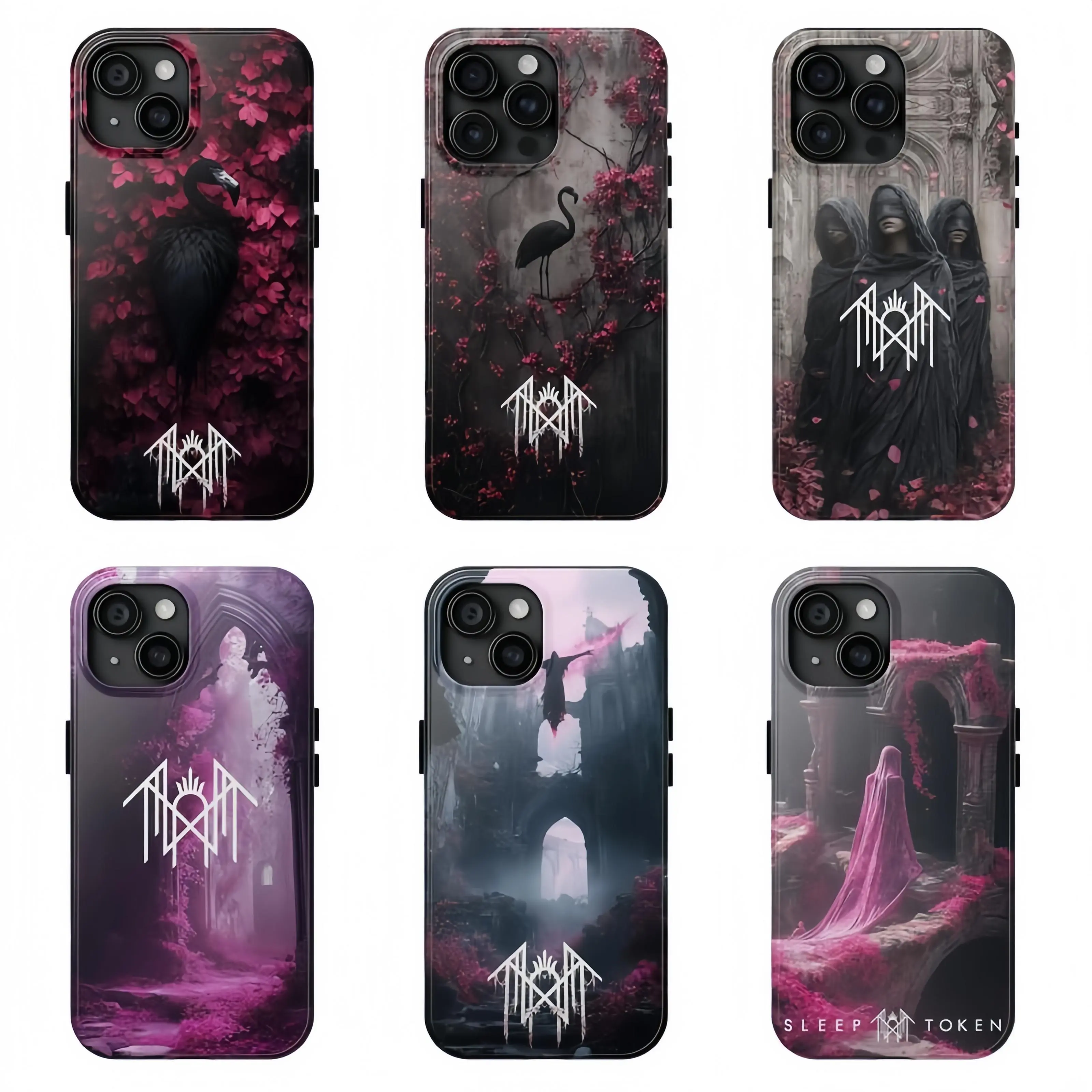 6 Styles Sleep T0ken Even In Arcadia Tough Case Sleep T0ken Tour 2025 Gift For Fan Phone Accessories |Gifts For Fans Men Women|For iPhone 17 Pro Max 16 15 14 13 12 11 for Samsung Phone Case|Tough Phone Case|Halloween gift|Best Gift