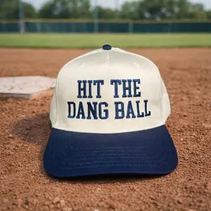 Hit The Dang Ball Hat, Funny Baseball Hat, Baseball Mom Hat, Baseball Dad Hat, Coach Hat, Baseball Parent Hat, Game Day Baseball Cap