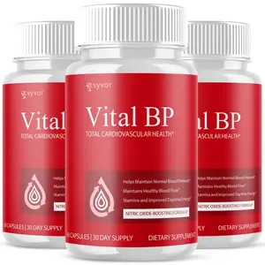 (3 Pack) Vital BP Advanced Blood Support Vitamin Formula VitalBP 180 Capsules