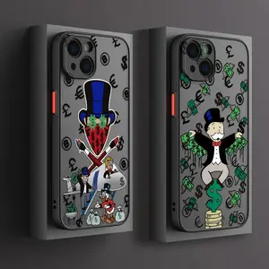 Game Monopolies Phone Case For iPhone  17 Pro Max Air 16 15 14 13 12 11 Pro Max Plus Air & Samsung Galaxy S25 Ultra S24 S23 S22 S21 Plus Matte Transparent Hard Cover