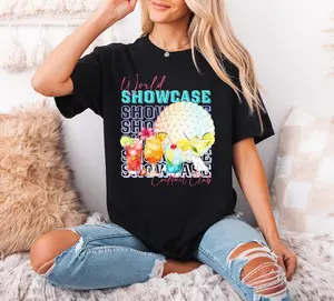 [ SALE UP TO 33% ] Epcot Drinking Shirt, World Showcase Cocktail Club T-shirt, Drinking Around The World Shirt