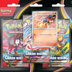 Pokémon TCG: Mega Evolution—Chaos Rising Blister Packs (Factory Sealed)