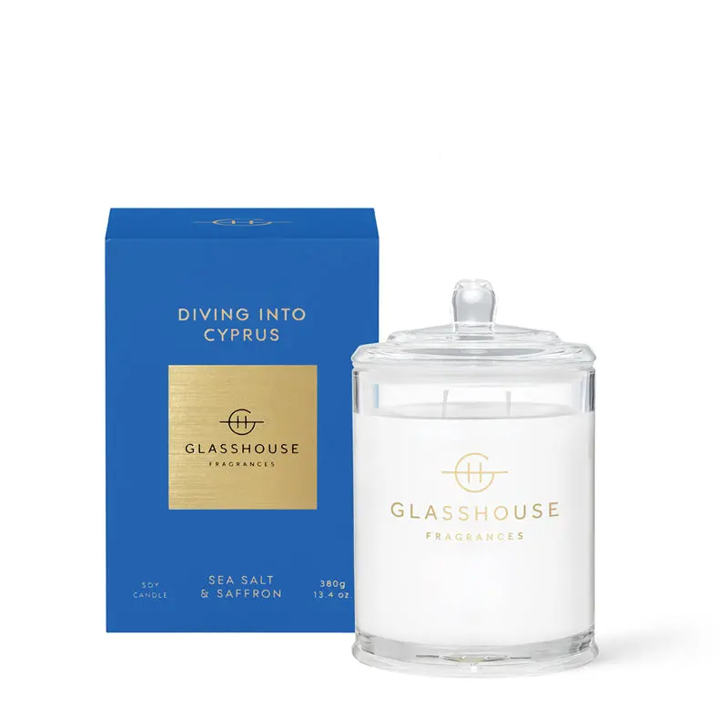 GLASSHOUSE FRAGRANCES | Diving into Cyprus Candle