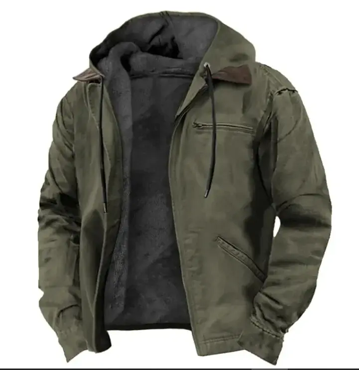 #P- Colorful Hooded Cotton-Padded Jacket