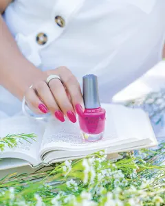 Morgan Taylor Girls Love Buoys - Magenta Creme, Professional Lacquer, Vibrant, Chip-Resistant, Fast-Drying, Long-Lasting, High-Shine, Perfect for Manicures & Pedicure, 15mL.