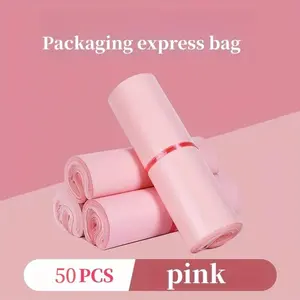 Pink Airplane Box Courier Bag, Clothing Packaging Courier Bag, E-Commerce Logistics Courier Bag, Self-Sealing Express Bag, Postal Bags