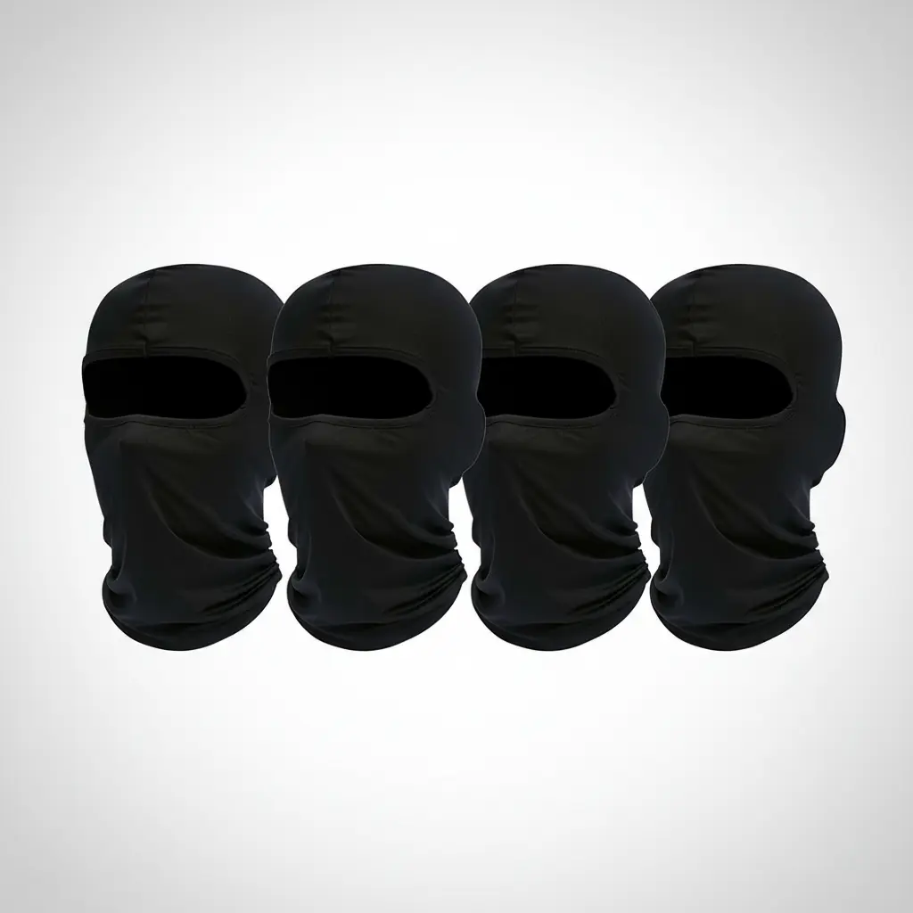Balaclava Face Ski Mask 4 Pack, Full Coverage Shiesty Hood for Men Women, Windproof Thermal Mask for Ski, Cycling & Outdoor Use