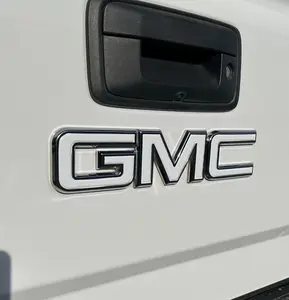 GMC Front & Rear Emblem Vinyl Sticker Covers - White Black Pink Car Decals Truck Decals for Vehicle Exterior Decoration
