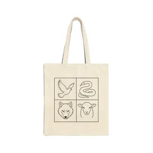 Mathew 10:16 Custom Canvas Tote Bag