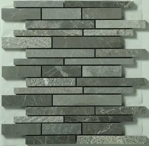 Lagoon Linear Marble Mixed Surfaces Mosaic Tile