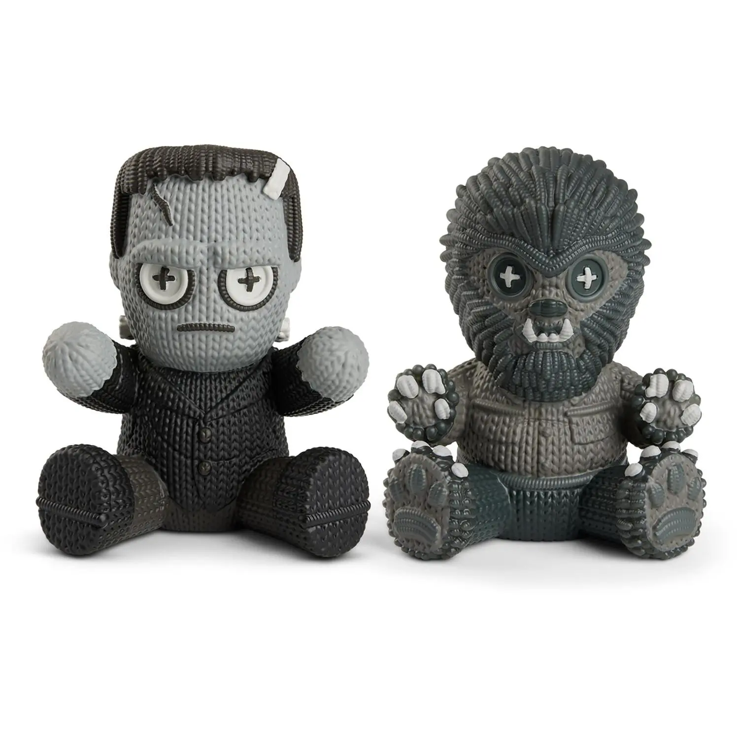 Handmade by Robots - Universal Monsters Frankenstein & Wolf Man 2-Pack Collectible Figurines, Cute Collectible Soft Adorable Vinyl Figures [COLLECTIBLES], Soft Adorable Figures