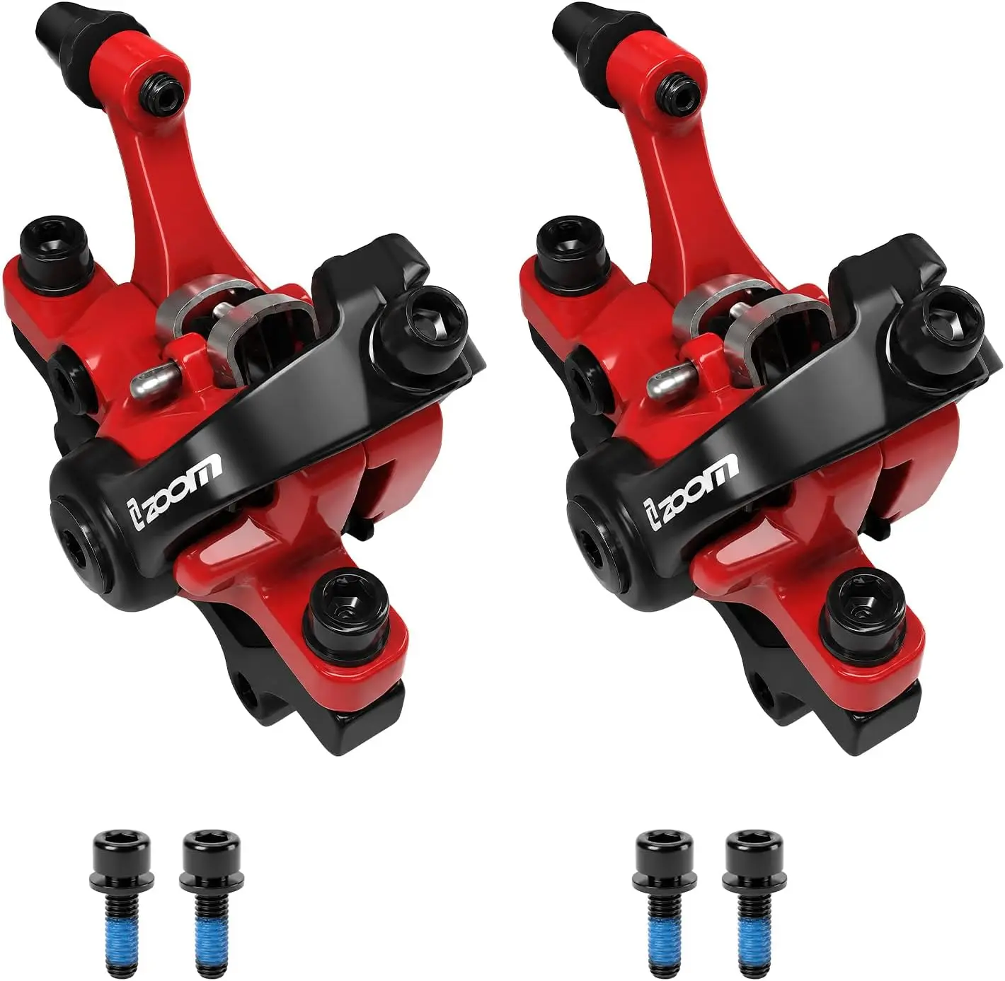 DB-680 MTB Mechanical Disc Brake Caliper Front & Rear Set, Dual-Piston | Cable-actuated forged aluminum calipers, smooth & reliable braking for MTB, road, gravel bikes & e-bikes