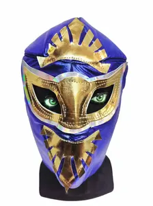 Lucha Mistico Nylon Wrestling Mask, Adult-Size Cosplay Accessory, Comfortable Fit, Party Wear for Lucha Libre Events & Enthusiasts, Festive Party Supply