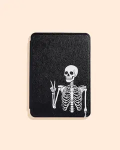 BLACK SKELETON | KINDLE CASE
