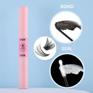 1pc Eyelash Bonding and Seal Cluster Eyelash Glue 6ml Strong Bond Gentle Non-irritating Waterproof Suitable for single eyelashes, lasts for 72 hours Clear bond and clear seal for eyelash clusters DIY Home Eyelash Extension Glue Latex Free
