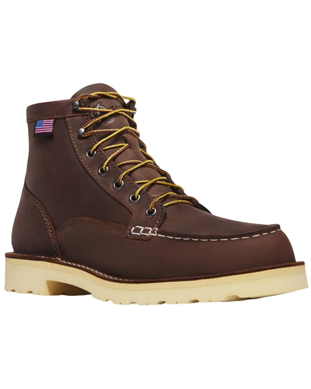 Danner Men's Men'S 6" Bull Run Lace-Up Work Boot Soft Toe - 15590