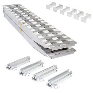 8' L x 18" W 2 Bunk Load Leveler / 2 Ramp System for 18" H Step Deck Trailers - 23, 500 lb. Cap