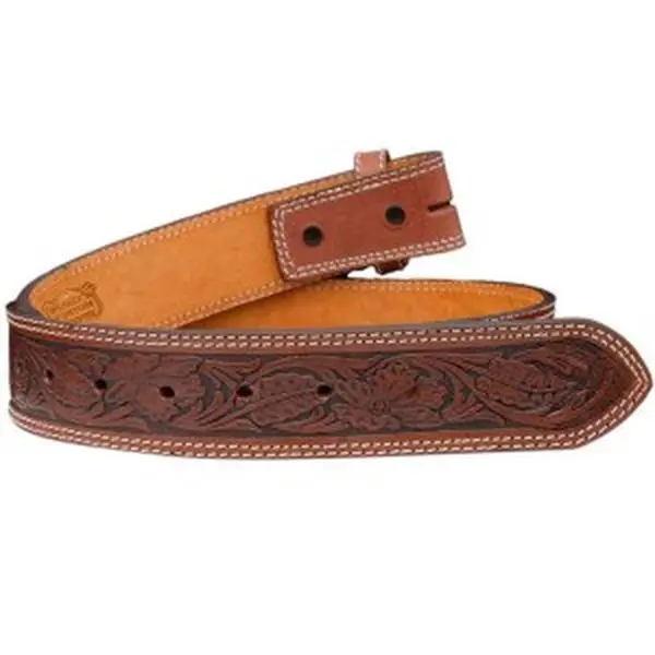 Tooled Western Cowboy Belt Tooled Western Cowboy Belt