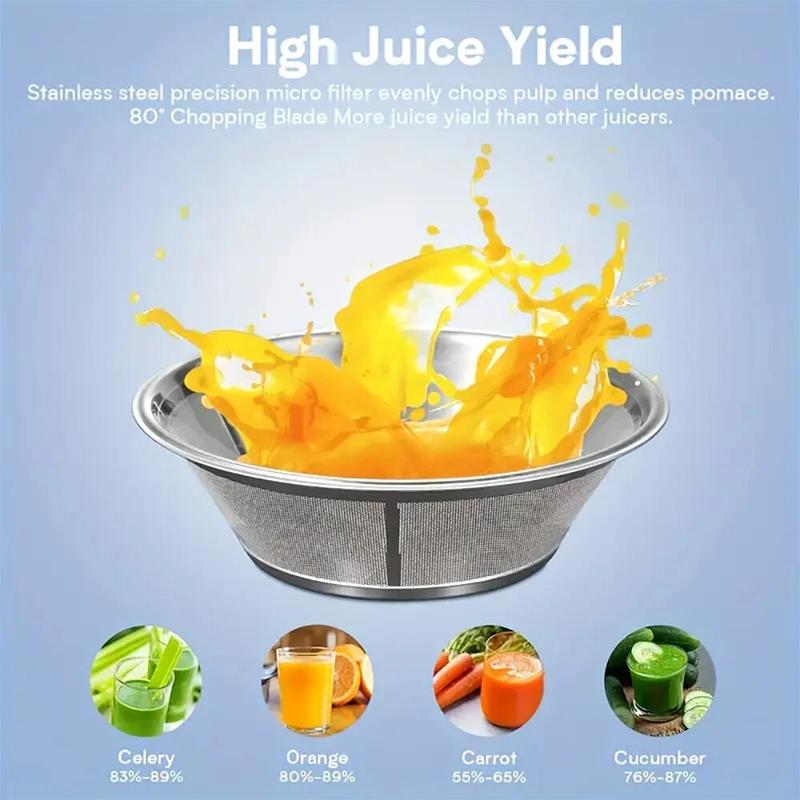 Home Use Multi-function Electric Juicer with Feed Chute for Whole Fruits and Veg . Juice Jug,BPA-Free, Easy to Clean Large Capacity