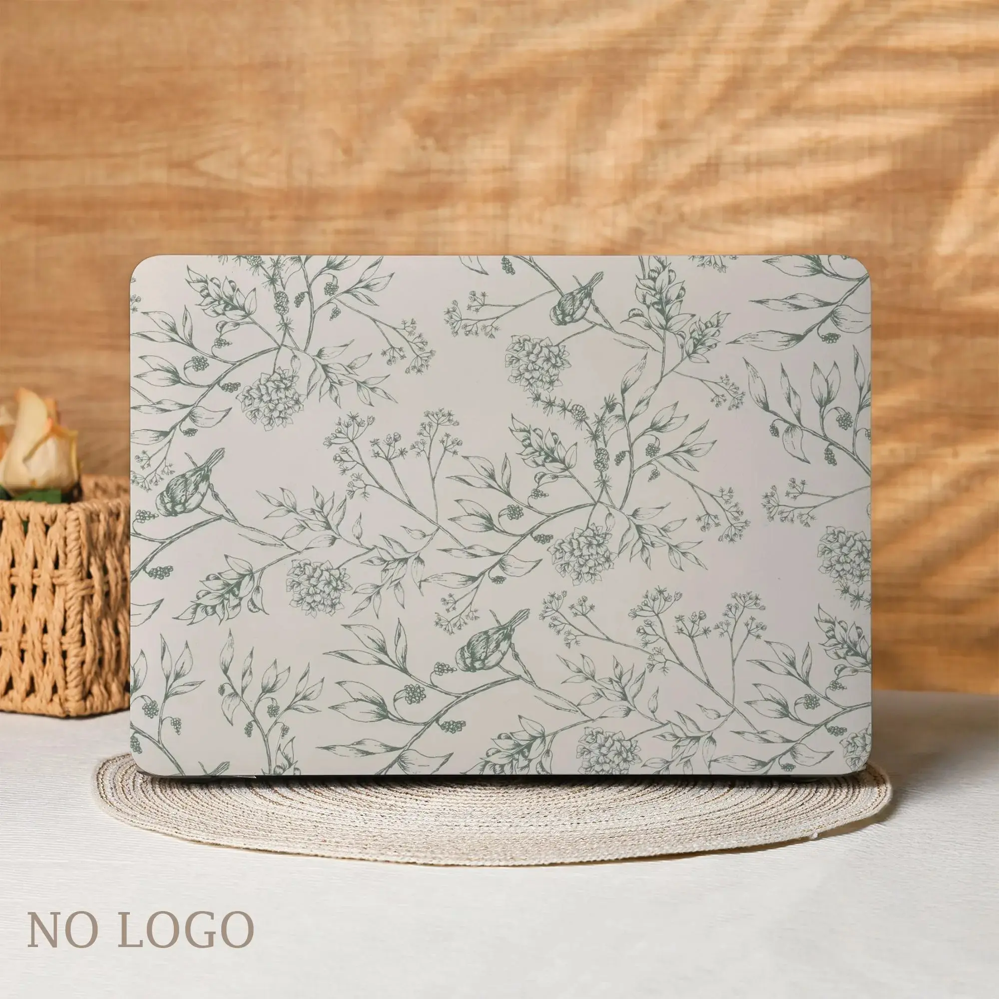 Plain Flowers MacBook Case for MacBook Air 15 13, MacBook Pro 16 14 13 Inch,  MacBook Protective Case Cover