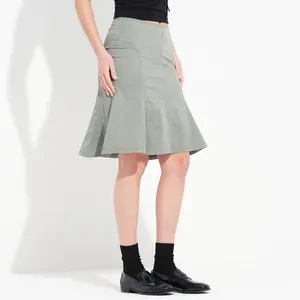 Women's Twill Fluted Skirt - Wild Fable
