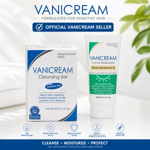 Vanicream Daily Sensitive Skin Essentials Set Cleansing Bar + SPF 30 Facial Moisturizer