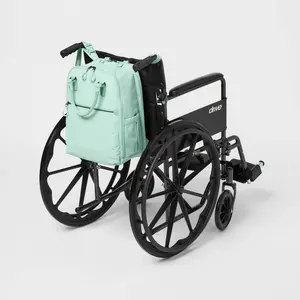 23L 16'' Adaptive Signature Commuter Backpack - Open Story Sage: Wheelchair Friendly