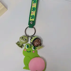 Princess and the frog keychain