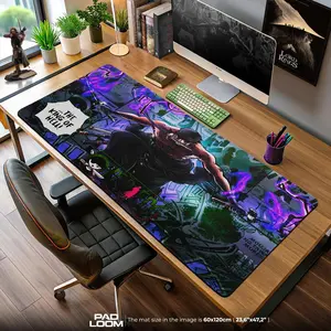 Roronoa Zoro Mouse Pad - King of Hell Anime Desk Mat, Anime Mouse Pad, Desk Mat, PC Accessories.