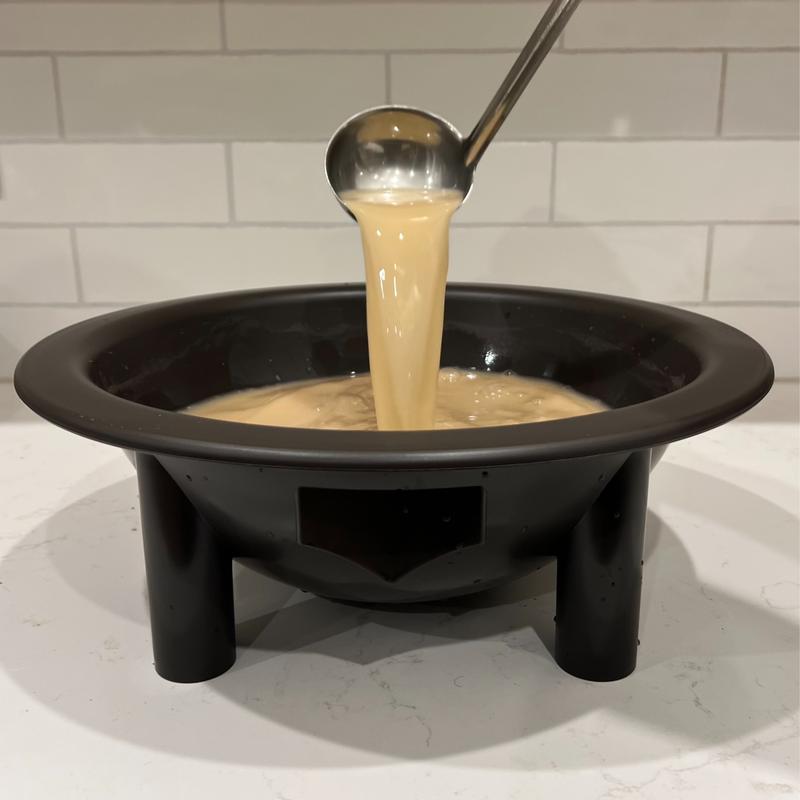 Kavafied Tanoa - Kumete - Traditional Kava Bowl - Food Safe PP - 1.5 Gallon Capacity - 15" x 15" x 5.5"