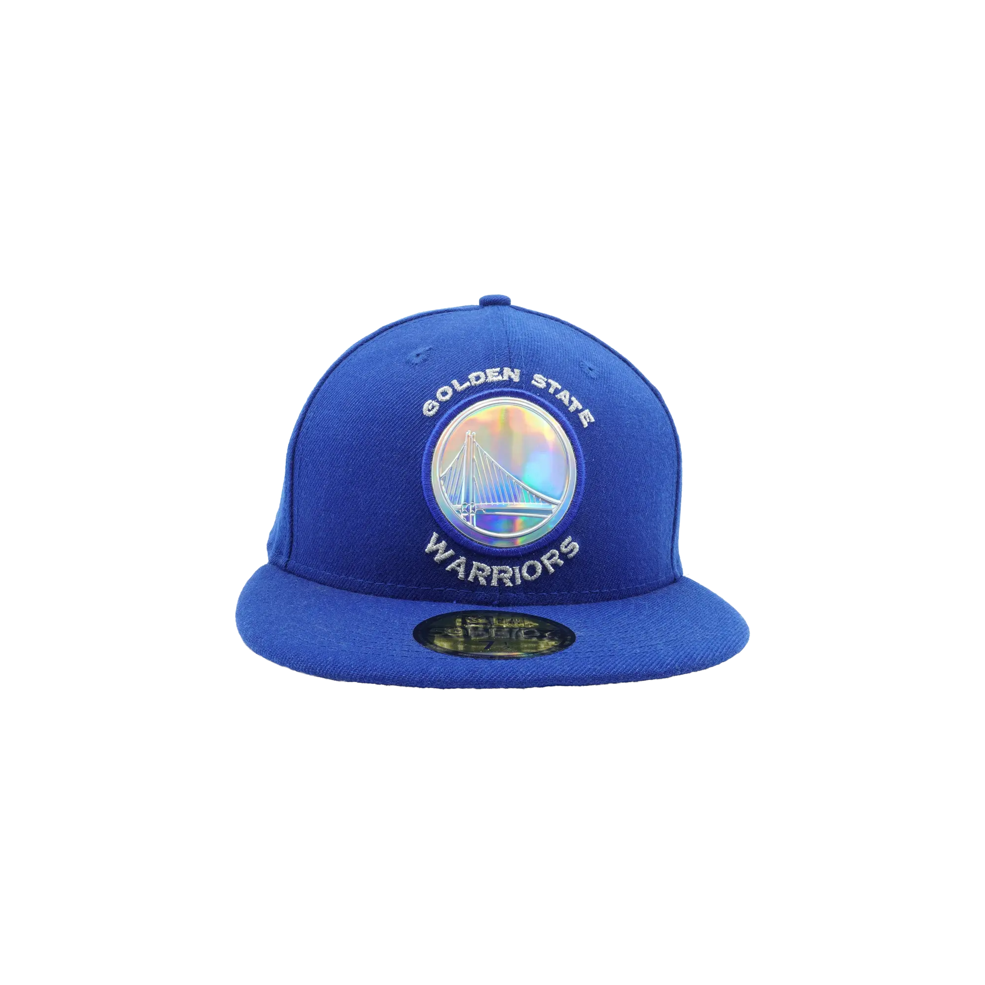 59FIFTY Golden State Warriors Team Iridescent Fitted Hat "Blue / Iridescent - Logo" NE597