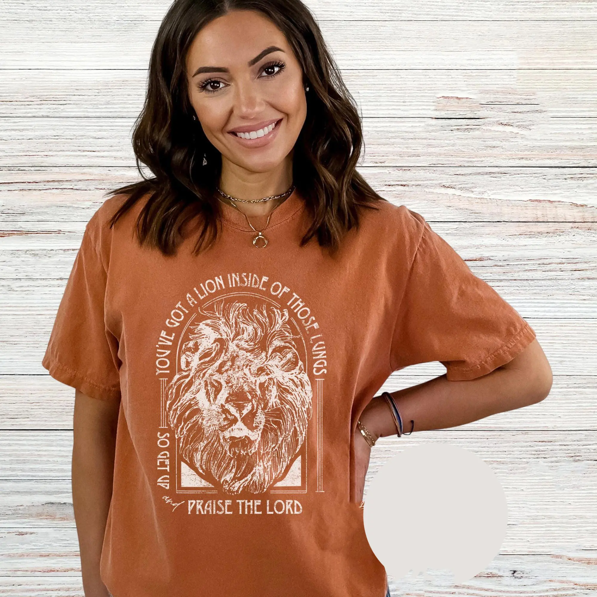 Christian Lion in those Lungs Shirt, Comfort Colors tshirt, Brandon Lake Song Shirt, Christian Vintage Shirt, Lion of Judah, Gift for Mom