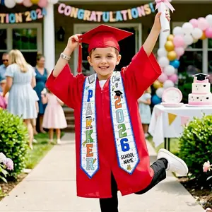 Personalized Class of 2026 Boy Stole, Custom Preschool Kindergarten Kid Graduation Sash , Preschool Graduation Stole, School Name Graduation