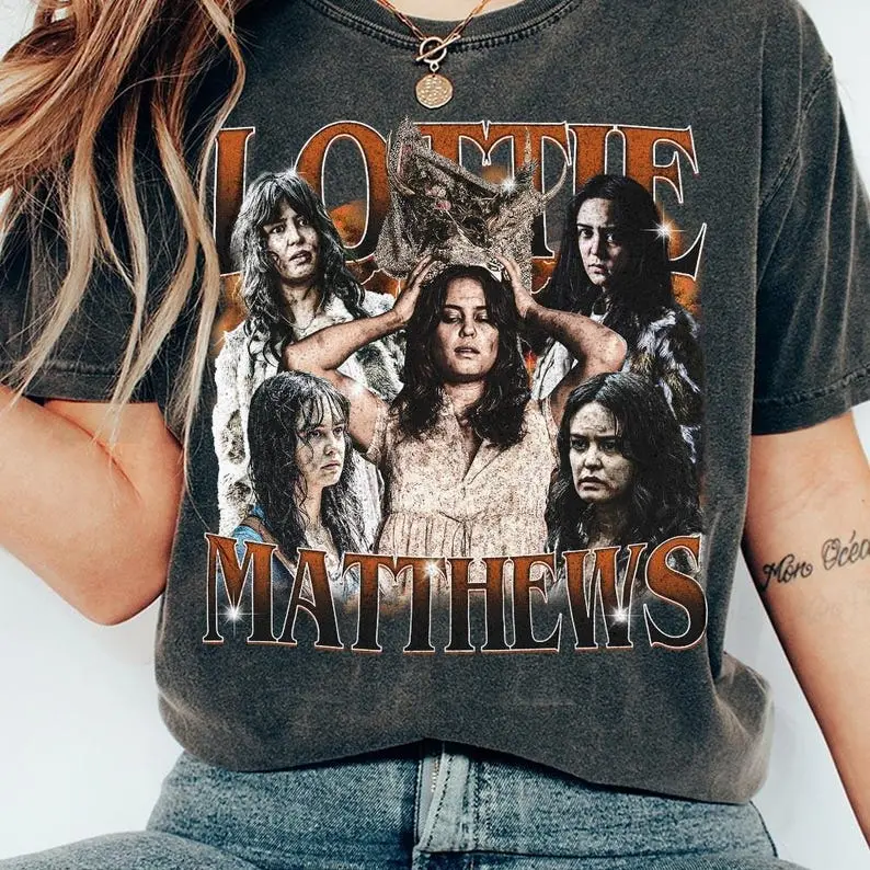 Lottie Matthews Yellowjackets White Lotus Vintage 90s Bootleg Shirt